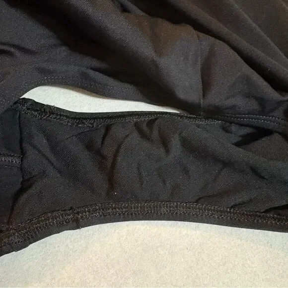 GLORIA VANDERBILT Swimsuit One Piece Black White Raised Design Front 8 - Picture 9 of 13